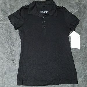 Bamboo Black Top XS